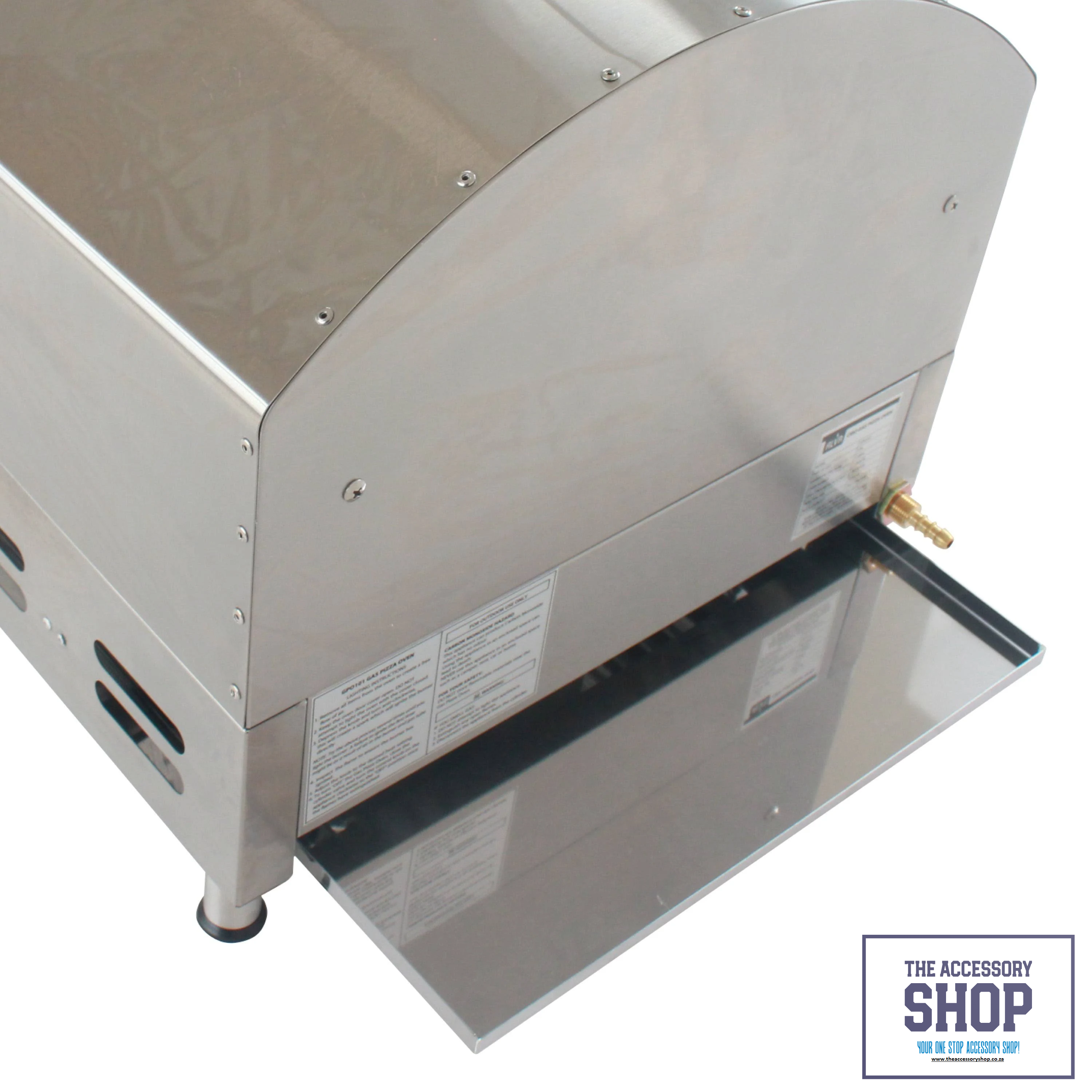 Pizza Oven Gas Stainless Steel Cibo, with Built-In Thermometer -Alva - Image 3
