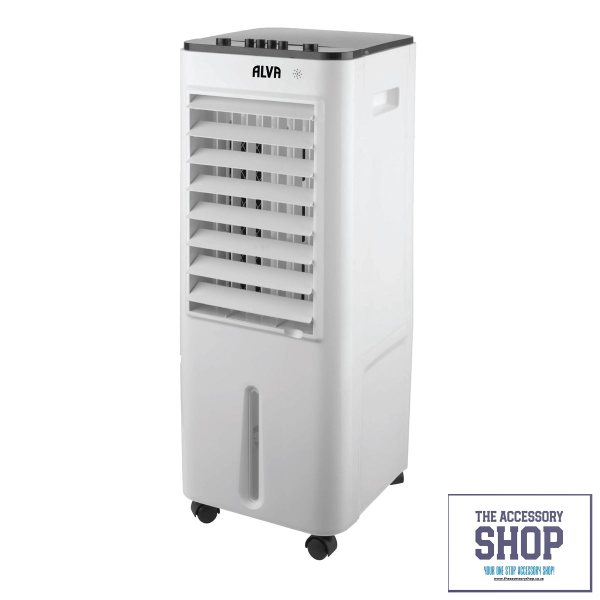 Air Cooler | Fan | Humidifier 3 Speeds, Oscillating with 2 ice packs - Alva