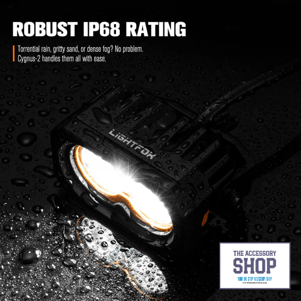 LIGHTFOX Pair 3inch Cygnus-2 Osram LED Pod Lights 1Lux@280m 2,026LM - Image 4