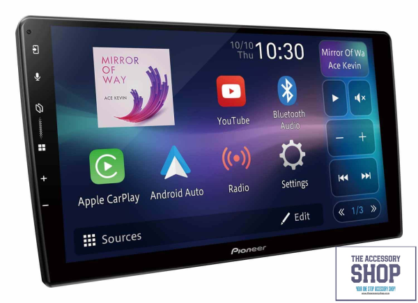 Pioneer 9″ AV Receiver With Wireless Apple CarPlay, Wireless Android Auto and Mirroring DMH-AP6650BT