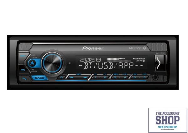 Pioneer Single Din Multi Media Bluetooth MVH-325bt