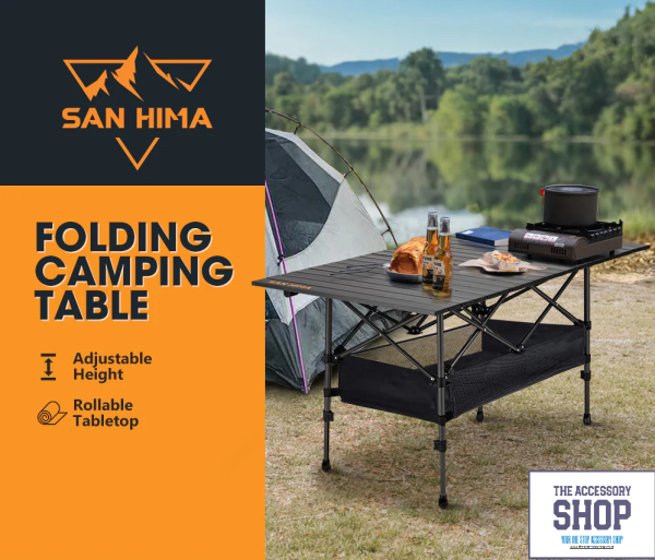 Camping Folding Table Adjustable Aluminium 1200 x 660 San Hima - Image 10