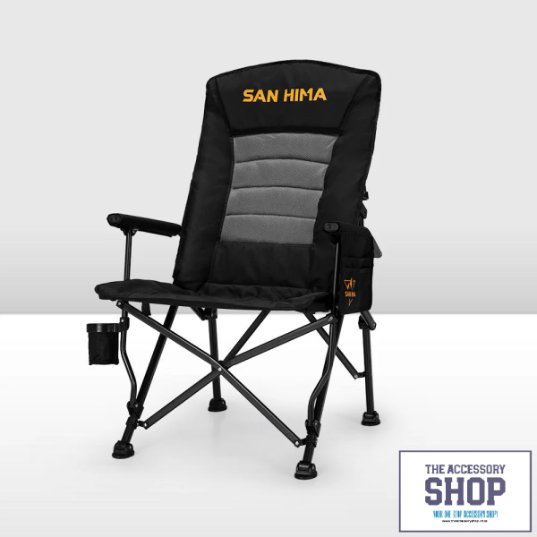 Camping Chair Luxury Folding Portable Thick Padding With Storage Bag- San Hima - Image 8