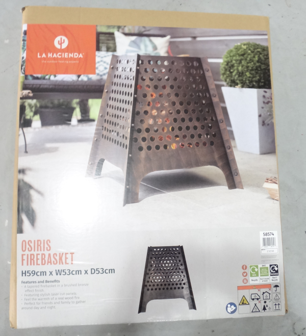Fire Basket Osiris 53cm- La Hacienda - Image 4