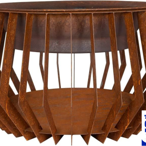 Firepit Oxidised Turbine 60cm-La Hacienda