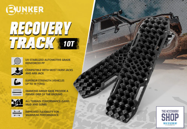 Recovery Tracks Sand Track with Jack Base 10Ton Red or Black (Pair) - Image 8