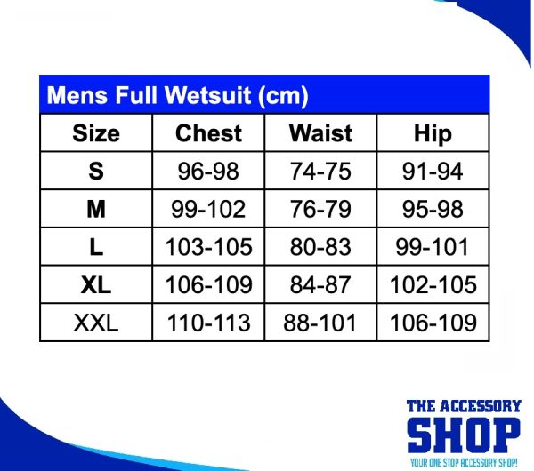 Wetsuits Mens Full 3mm -Aqualine - Image 2