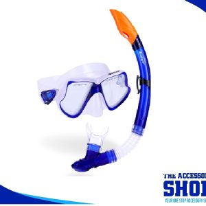 Snorkel Combo Pro Sub Silicone Blue - Aqualine