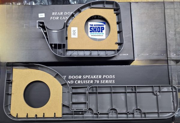 Toyota Land Cruiser 70 Series 6inch  Front & Rear door speaker pods - Image 4