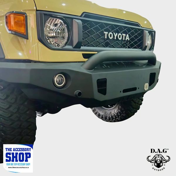 Toyota Landcruiser 79 series Hybrid Bumper Replacement, winch compatible - DAG - Image 5