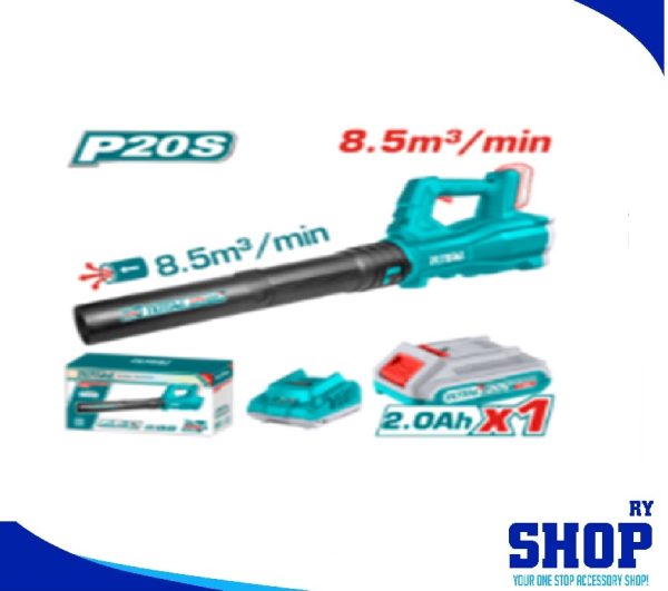 Blower Leaf -15000RPM- Lithium-Ion- (With Battery & Charger ) 20V  Total Tools - Image 2