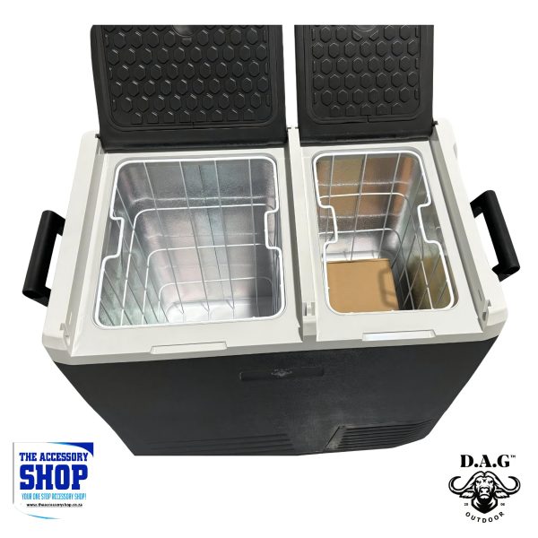 Camping Fridge Freezer, Dual Compartment 75l DAG - Image 6