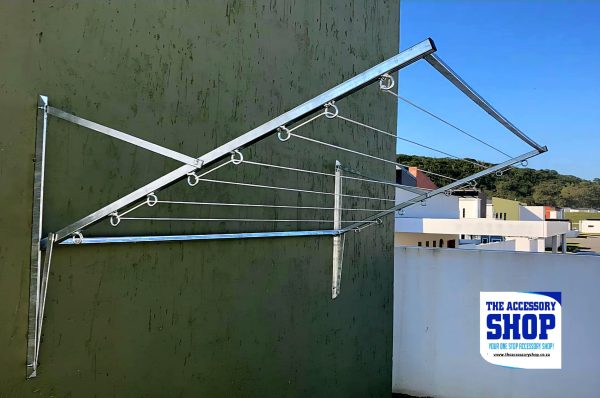 Wash Line, Folderable Galvanized 2m or 3m in length