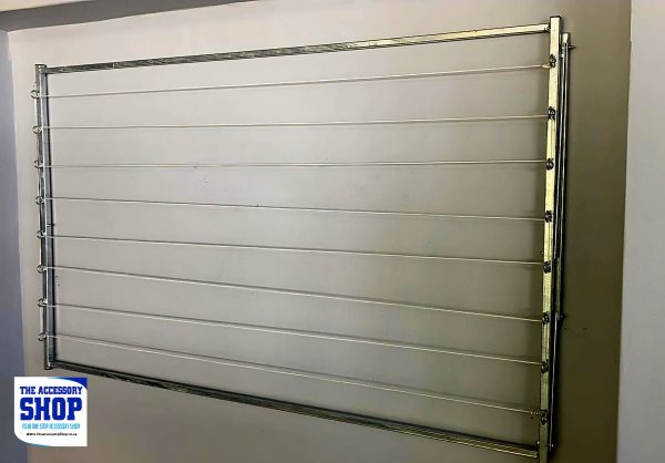 Wash Line, Folderable Galvanized 2m or 3m in length - Image 2