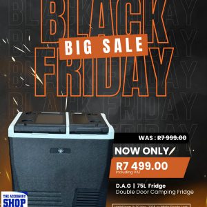 Camping Fridge Freezer, Dual Compartment 75l DAG