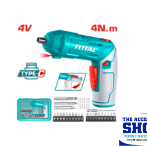 Screwdriver Cordless 4v kit Total Tools TSDLI04425
