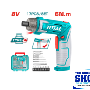 Screwdriver Cordless 8v kit Total Tools TSDLIO8025