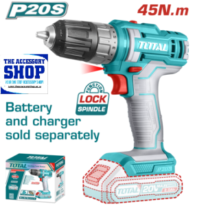 Drill Lithium-Ion Cordless 10mm Chuck Torque Settings: 15+1 Total Tools