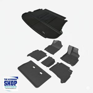 Toyota Fortuner 2016-Present (AT) Moulded Floor Premium Mats 3D MAXpider KAGU