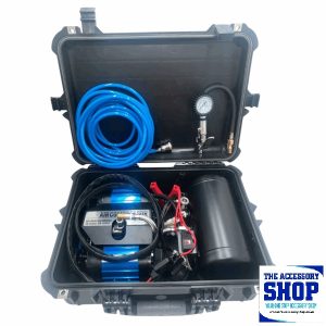 Compressor Dual Brushed Portable Vehicle Mount or in Carry Case with 3.8l Tank  Airmax