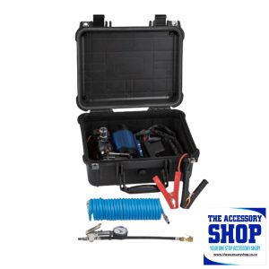 Compressor Single Brushed Portable or Vehicle Mount in carry case Airmax