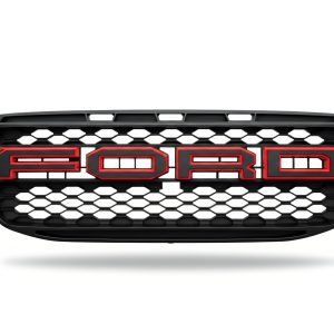 Ford Ranger Next Gen Aftermarket Grill Red or White lettering 2024-