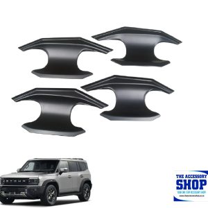 Jetour T2 Matte Black Door Bowls Cover 4 Piece 2025-
