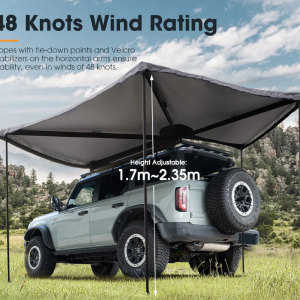 Awning 270 Degree 2m 600D Double-Ripstop Oxford 4X4 UPF50+ San Hima
