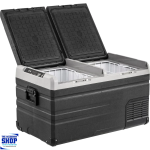 Camping Fridge Freezer, Dual Compartment 75l Alpicool