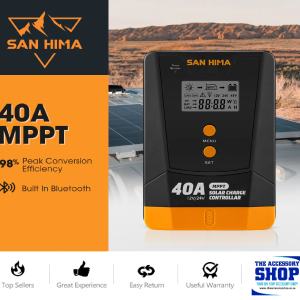 Solar Charge Controller 40A MPPT 12V 24V With Bluetooth LCD Display San Hima