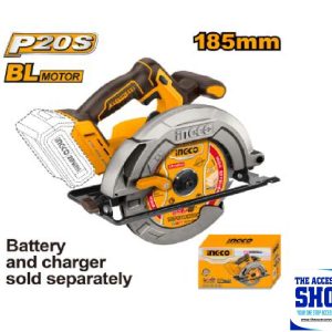 Circular Saw 185mm Cordless (20V) Ingco - Tool Only CSLI1851
