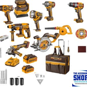 Combo 9 Piece Cordless Power tool Combo Kit – Batteries & Charger COSLI250381