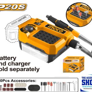 Grinder Mini Variable speed control 40 pieces accessories Ingco CMGLI2001