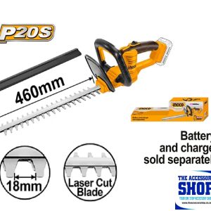 Hedge Trimmer 460 mm 20v Cordless Tool Only Ingco CHTLI20018