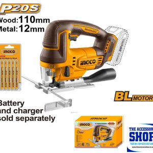 Jigsaw Cordless 20V Lithium-ion (Tool Only)  Ingco CJSLI1008