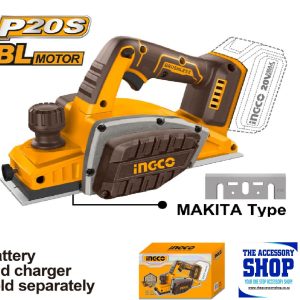 Planer Cordless 20v Lithium Ingco CRLI20401