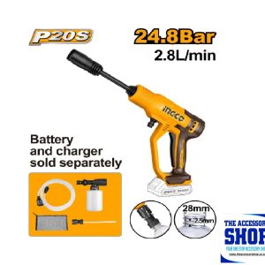 Pressure Washer Brushless Cordless 20V Lithium-ion 24.8BAR Ingco CPWLI2036