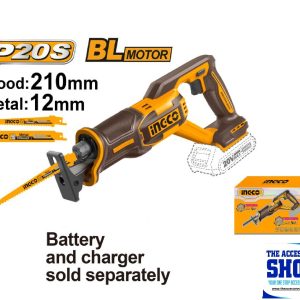 Reciprocating Saw Cordless 20V Tool Only Ingco CRSLI2108