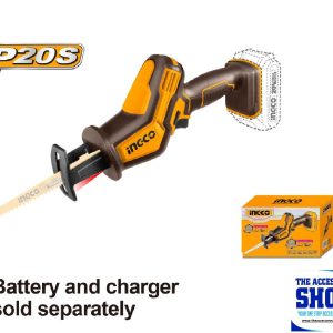 Reciprocating Saw Cordless 20V Tool Only Ingco CRSLI6508