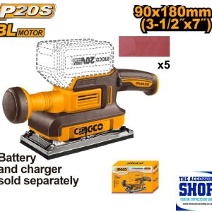 Sander Finishing Cordless 20v Ingco ( Tool Only) CFSLI2031