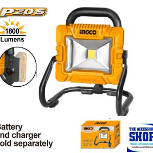 Work Lamp Cordless 20v 900L or 1800L (Tool Only) Ingco CWLI2025