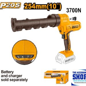 Caulking Gun 254mm Cordless 20V Ingco (Tool Only) CCGLI2001