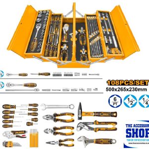 Tool Box 108 Piece Chest set Ingco HTCS151081